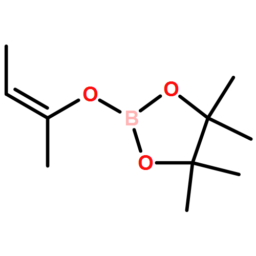 1,3,2-Dioxaborolane, 4,4,5,5-tetramethyl-2-[[(1Z)-1-methyl-1-propen-1-yl]oxy]-