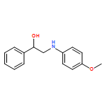 Benzenemethanol, α-[[(4-methoxyphenyl)amino]methyl]-