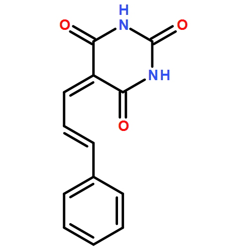 2,4,6(1H,3H,5H)-Pyrimidinetrione, 5-(3-phenyl-2-propen-1-ylidene)- 