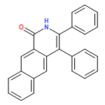 Benz[g]isoquinolin-1(2H)-one, 3,4-diphenyl-