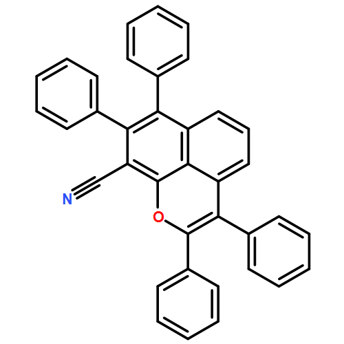 Naphtho[1,8-bc]pyran-9-carbonitrile, 2,3,7,8-tetraphenyl-