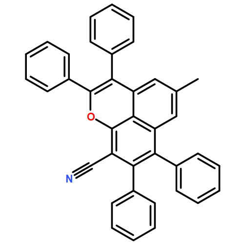 Naphtho[1,8-bc]pyran-9-carbonitrile, 5-methyl-2,3,7,8-tetraphenyl-