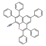 Naphtho[1,8-bc]pyran-9-carbonitrile, 2,3,5,7,8-pentaphenyl-