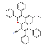 Naphtho[1,8-bc]pyran-9-carbonitrile, 5-methoxy-2,3,7,8-tetraphenyl-