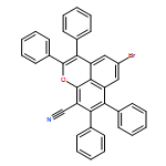 Naphtho[1,8-bc]pyran-9-carbonitrile, 5-bromo-2,3,7,8-tetraphenyl-