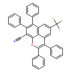 Naphtho[1,8-bc]pyran-9-carbonitrile, 2,3,7,8-tetraphenyl-5-(trifluoromethyl)-