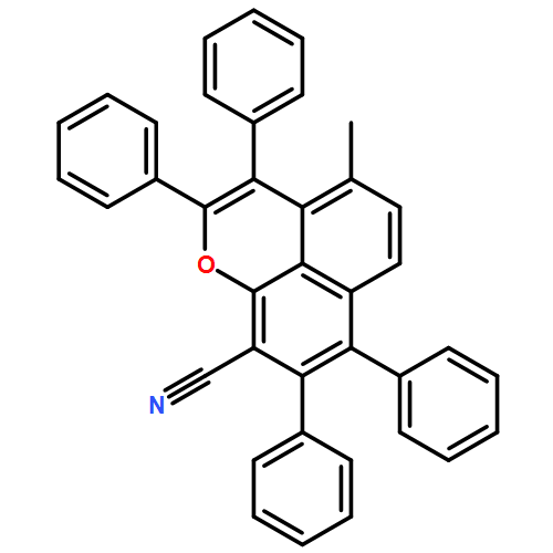 Naphtho[1,8-bc]pyran-9-carbonitrile, 4-methyl-2,3,7,8-tetraphenyl-