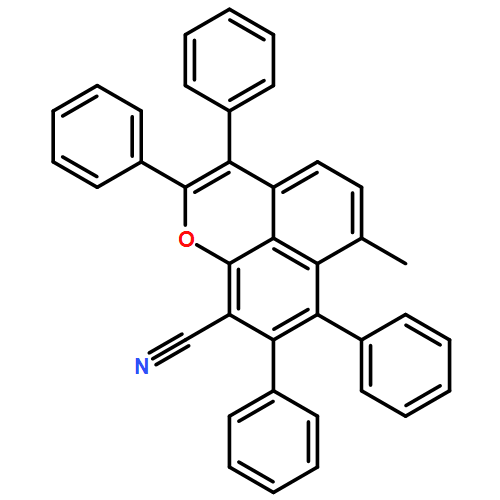 Naphtho[1,8-bc]pyran-9-carbonitrile, 6-methyl-2,3,7,8-tetraphenyl-