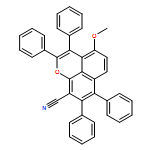 Naphtho[1,8-bc]pyran-9-carbonitrile, 4-methoxy-2,3,7,8-tetraphenyl-