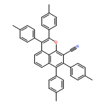 Naphtho[1,8-bc]pyran-9-carbonitrile, 2,3,7,8-tetrakis(4-methylphenyl)-