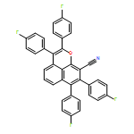 Naphtho[1,8-bc]pyran-9-carbonitrile, 2,3,7,8-tetrakis(4-fluorophenyl)-