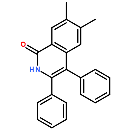 1(2H)-Isoquinolinone, 6,7-dimethyl-3,4-diphenyl-