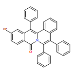 8H-Dibenzo[a,g]quinolizin-8-one, 11-bromo-5,6,13-triphenyl-