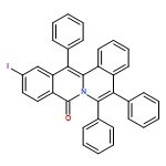 8H-Dibenzo[a,g]quinolizin-8-one, 11-iodo-5,6,13-triphenyl-