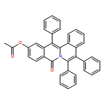 8H-Dibenzo[a,g]quinolizin-8-one, 11-(acetyloxy)-5,6,13-triphenyl-