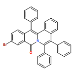 8H-Dibenzo[a,g]quinolizin-8-one, 10-bromo-5,6,13-triphenyl-