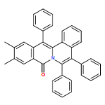 8H-Dibenzo[a,g]quinolizin-8-one, 10,11-dimethyl-5,6,13-triphenyl-