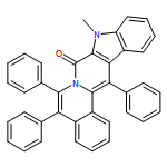 Benz[a]indolo[2,3-g]quinolizin-8(9H)-one, 9-methyl-5,6,14-triphenyl-