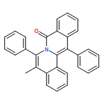 8H-Dibenzo[a,g]quinolizin-8-one, 5-methyl-6,13-diphenyl-