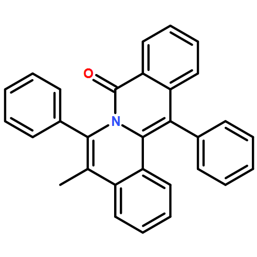 8H-Dibenzo[a,g]quinolizin-8-one, 5-methyl-6,13-diphenyl-