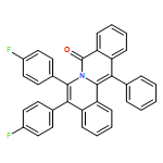 8H-Dibenzo[a,g]quinolizin-8-one, 5,6-bis(4-fluorophenyl)-13-phenyl-