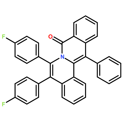 8H-Dibenzo[a,g]quinolizin-8-one, 5,6-bis(4-fluorophenyl)-13-phenyl-