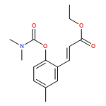 2-Propenoic acid, 3-[2-[[(dimethylamino)carbonyl]oxy]-5-methylphenyl]-, ethyl ester, (2E)-