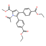 1H-Pyrrole-2-carboxylic acid, 1-acetyl-4,5-bis[4-(ethoxycarbonyl)phenyl]-, methyl ester