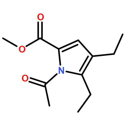 1H-Pyrrole-2-carboxylic acid, 1-acetyl-4,5-diethyl-, methyl ester