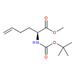 5-Hexenoic acid, 2-[[(1,1-dimethylethoxy)carbonyl]amino]-, methyl ester, (2S)-