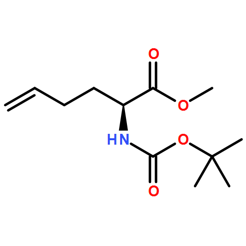 5-Hexenoic acid, 2-[[(1,1-dimethylethoxy)carbonyl]amino]-, methyl ester, (2S)-