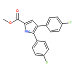 1H-Pyrrole-2-carboxylic acid, 4,5-bis(4-fluorophenyl)-, methyl ester