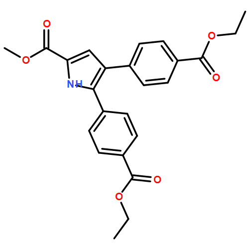 1H-Pyrrole-2-carboxylic acid, 4,5-bis[4-(ethoxycarbonyl)phenyl]-, methyl ester