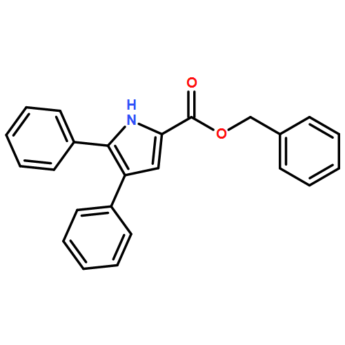 1H-Pyrrole-2-carboxylic acid, 4,5-diphenyl-, phenylmethyl ester