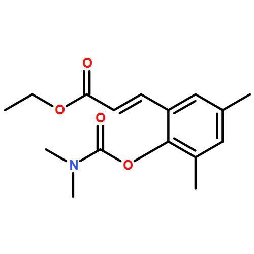 2-Propenoic acid, 3-[2-[[(dimethylamino)carbonyl]oxy]-3,5-dimethylphenyl]-, ethyl ester, (2E)-