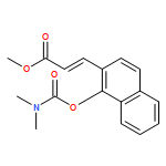 2-Propenoic acid, 3-[1-[[(dimethylamino)carbonyl]oxy]-2-naphthalenyl]-, methyl ester, (2E)-