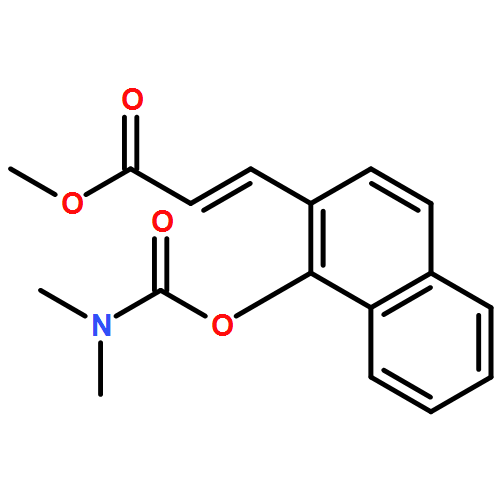 2-Propenoic acid, 3-[1-[[(dimethylamino)carbonyl]oxy]-2-naphthalenyl]-, methyl ester, (2E)-