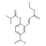 2-Propenoic acid, 3-[2-[[(dimethylamino)carbonyl]oxy]-5-nitrophenyl]-, ethyl ester, (2E)-