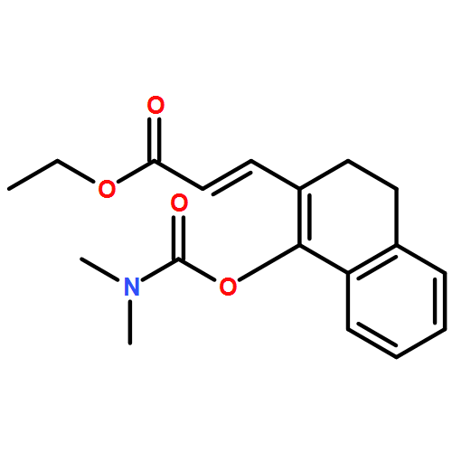 2-Propenoic acid, 3-[1-[[(dimethylamino)carbonyl]oxy]-3,4-dihydro-2-naphthalenyl]-, ethyl ester, (2E)-