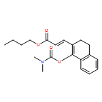 2-Propenoic acid, 3-[1-[[(dimethylamino)carbonyl]oxy]-3,4-dihydro-2-naphthalenyl]-, butyl ester, (2E)-