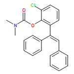 Carbamic acid, N,N-dimethyl-, 2-chloro-6-[(1E)-1,2-diphenylethenyl]phenyl ester