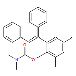 Carbamic acid, N,N-dimethyl-, 2-[(1E)-1,2-diphenylethenyl]-4,6-dimethylphenyl ester