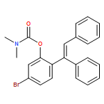 Carbamic acid, N,N-dimethyl-, 5-bromo-2-[(1E)-1,2-diphenylethenyl]phenyl ester