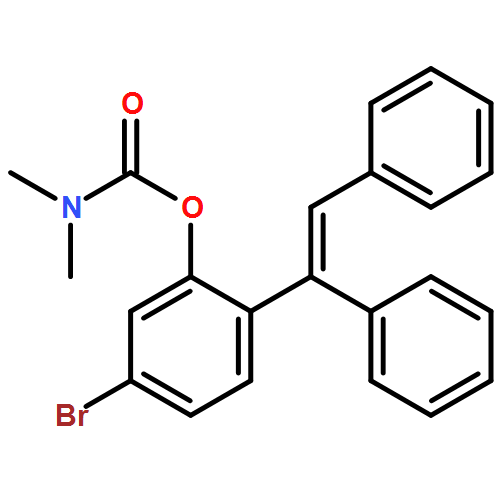 Carbamic acid, N,N-dimethyl-, 5-bromo-2-[(1E)-1,2-diphenylethenyl]phenyl ester