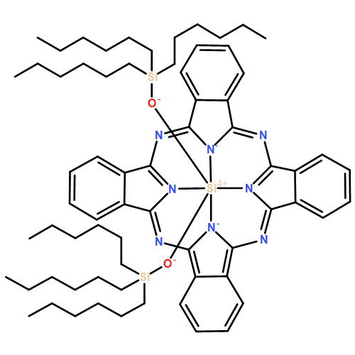 silicon(iv) phthalocyanine bis(trihexyl-silyloxid