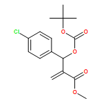 Benzenepropanoic acid, 4-chloro-β-[[(1,1-dimethylethoxy)carbonyl]oxy]-α-methylene-, methyl ester