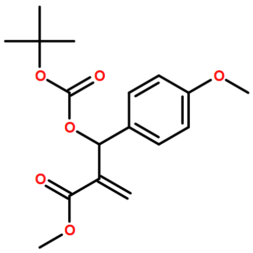 Benzenepropanoic acid, β-[[(1,1-dimethylethoxy)carbonyl]oxy]-4-methoxy-α-methylene-, methyl ester