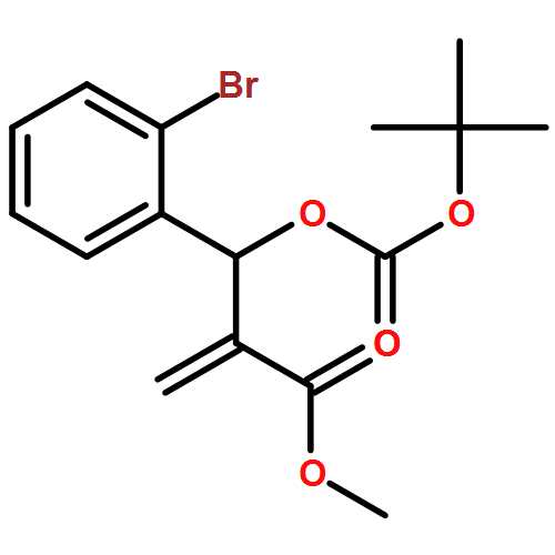 Benzenepropanoic acid, 2-bromo-β-[[(1,1-dimethylethoxy)carbonyl]oxy]-α-methylene-, methyl ester