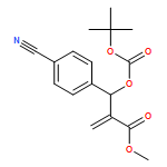 Benzenepropanoic acid, 4-cyano-β-[[(1,1-dimethylethoxy)carbonyl]oxy]-α-methylene-, methyl ester