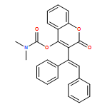 Carbamic acid, N,N-dimethyl-, 3-[(1E)-1,2-diphenylethenyl]-2-oxo-2H-1-benzopyran-4-yl ester